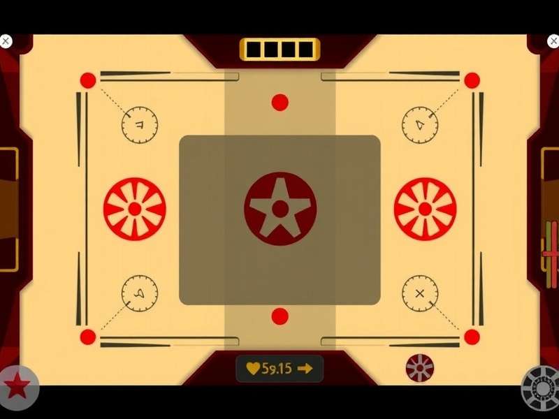 Carrom Zenith Champion Game Interface